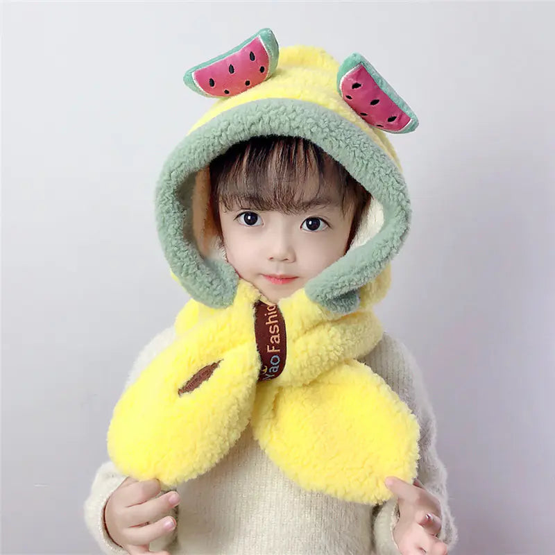 Warm Plush Duck & Deer Kids' Wear
