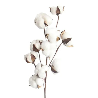 Synthetic Cotton Blossom Stems