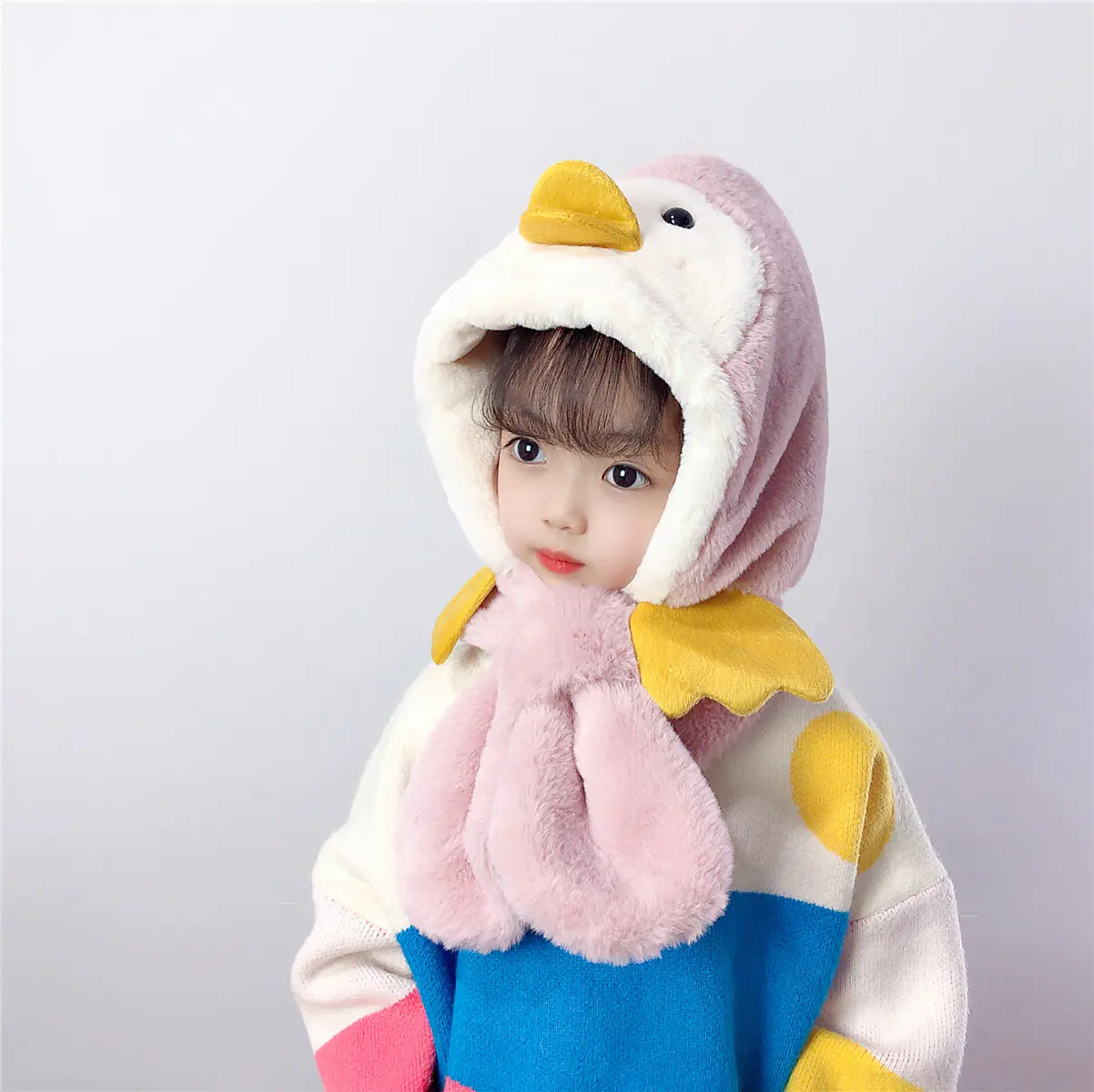 Warm Plush Duck & Deer Kids' Wear
