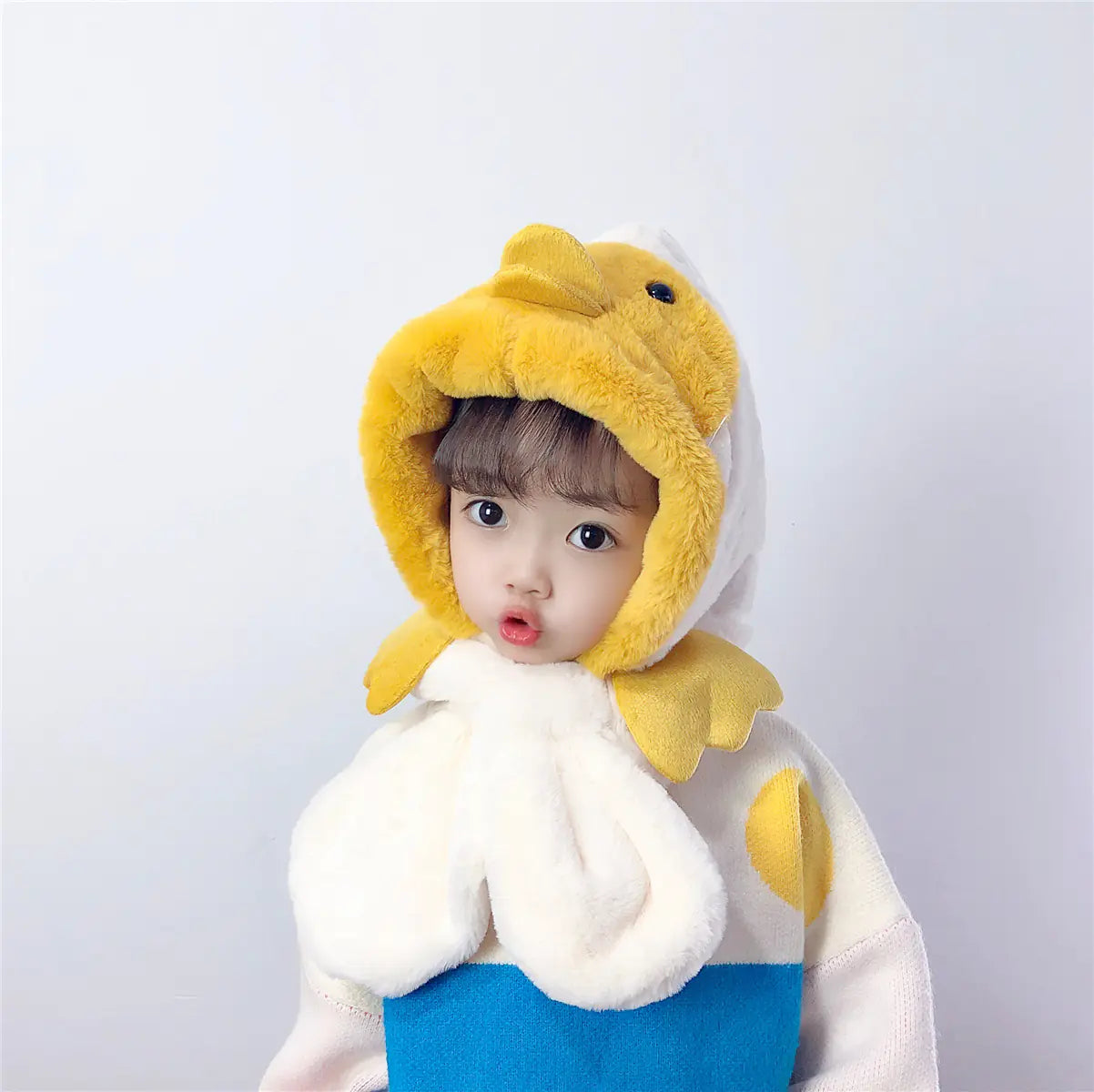 Warm Plush Duck & Deer Kids' Wear