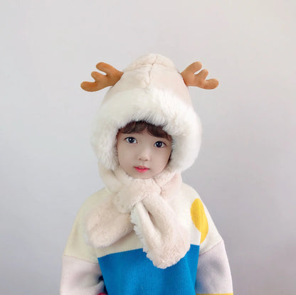 Warm Plush Duck & Deer Kids' Wear