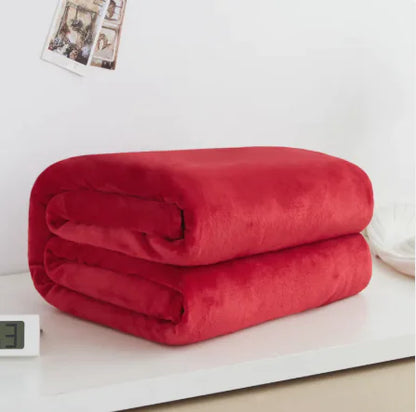Plush Coral Fleece Blanket