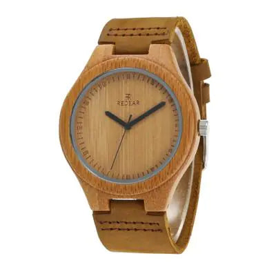Twin Wood & Leather Timepieces