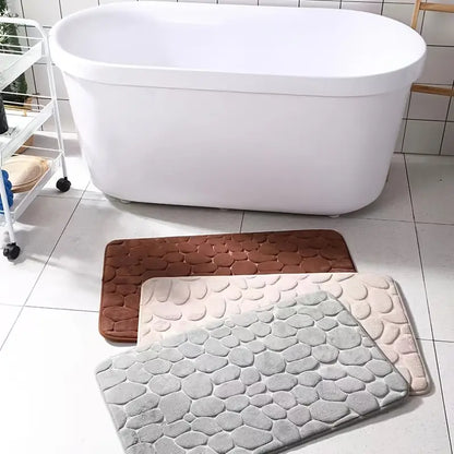 3-Piece Luxury Non-Slip Bath Mat Set