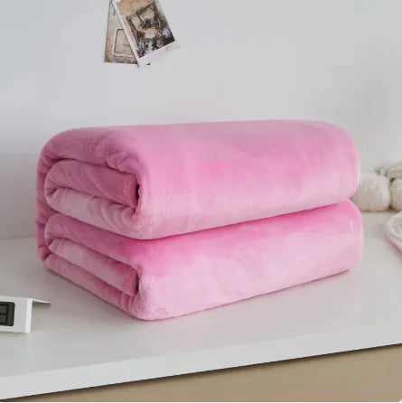 Plush Coral Fleece Blanket