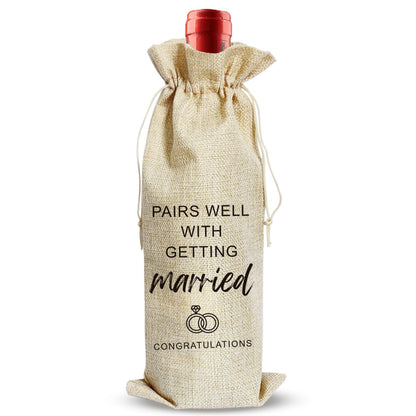 Chic Mr & Mrs Wine Carrier