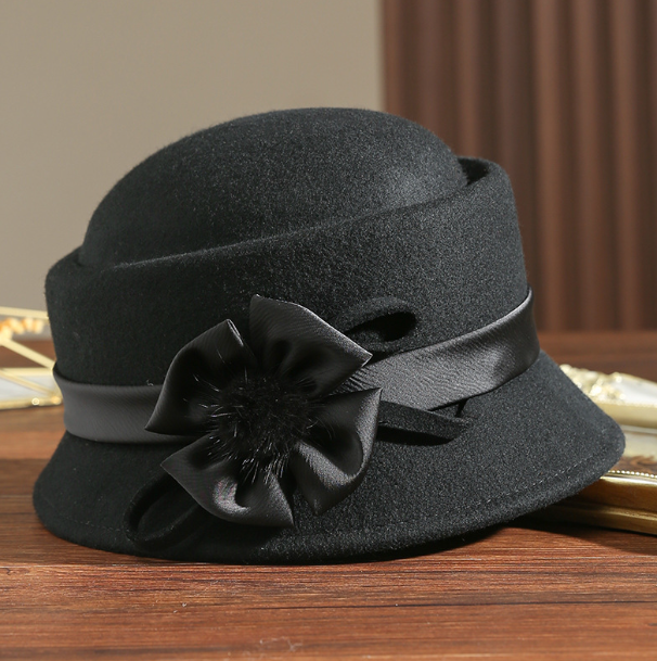 Vintage Woolen Charm Women's Hat