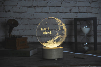 Lunar Glow Bluetooth Speaker Lamp