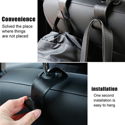 Sleek Car Seat Storage Hooks