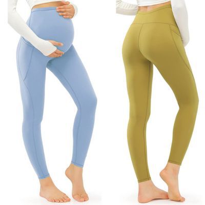 Prenatal Yoga Flex Pants with Support Belt