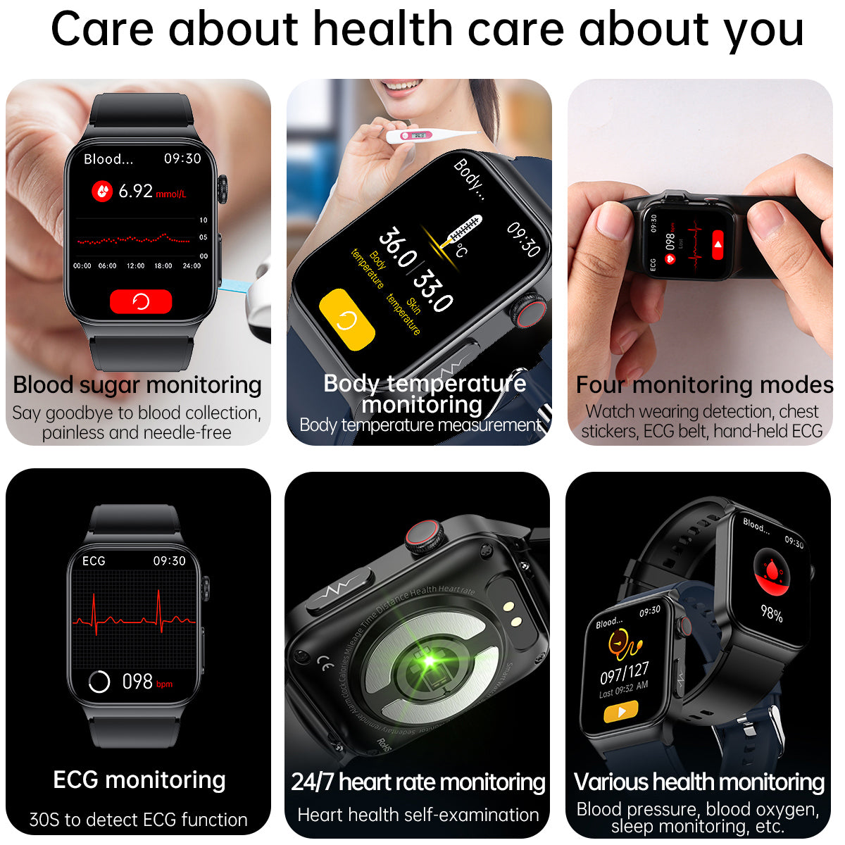 HealthMate: Non-Invasive ECG & Glucose Watch