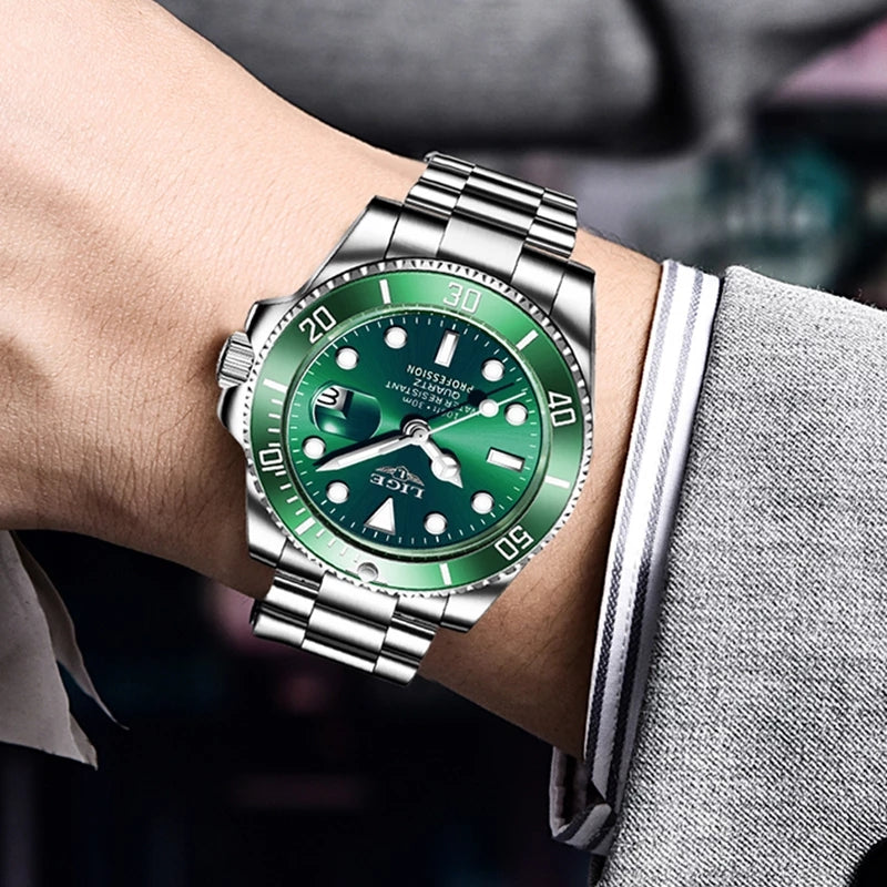 Elite Quartz Waterproof Watch