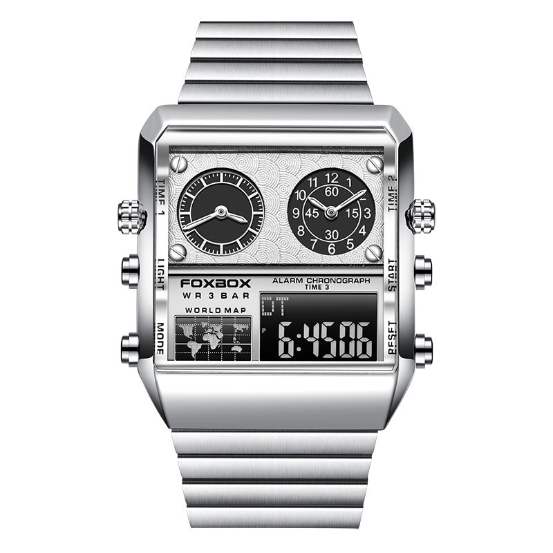 FOXBOX Elite Luminous Quartz Sports Watch