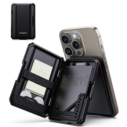 I-RFID-Secure MagSafe Wallet | Indawo Yokubeka Amakhadi Enekhefu Lokumisa Ifoni