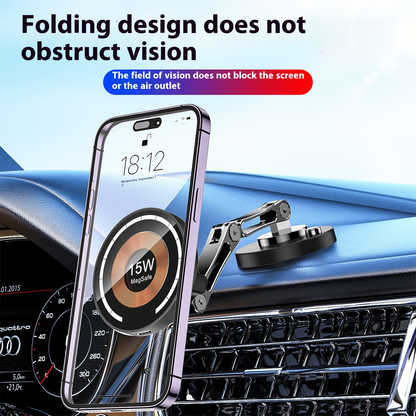 360-Degree Rotating Magnetic Car Mount 15W