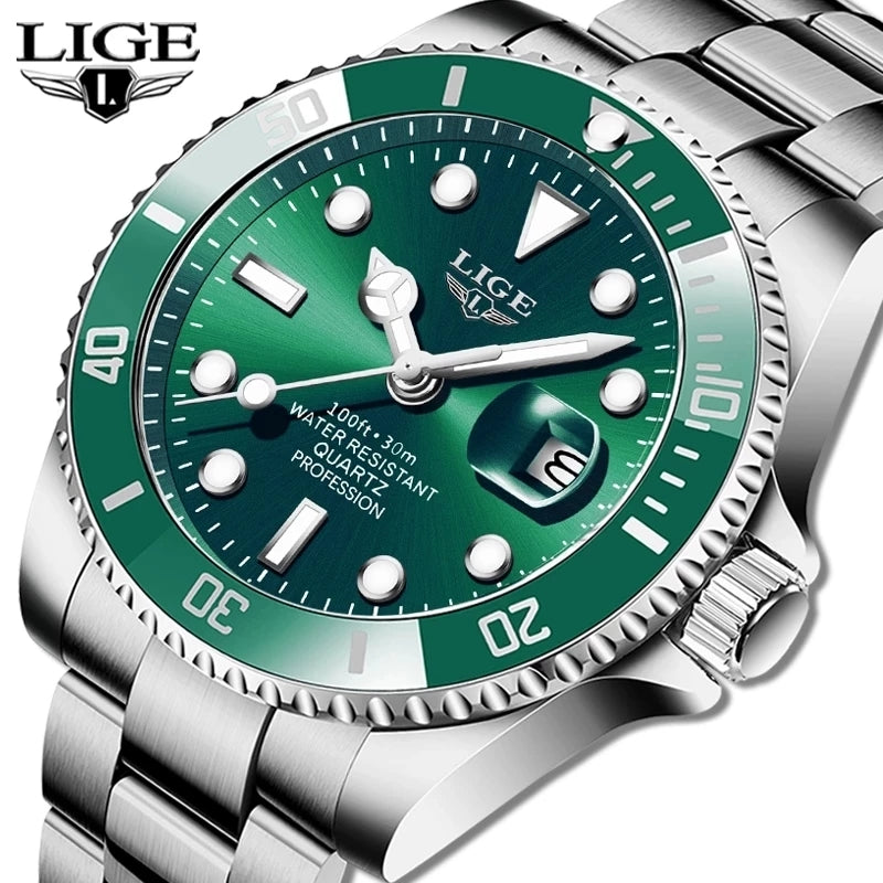 Elite Quartz Waterproof Watch