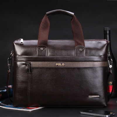 Elite Men's Sleek Business Shoulder Bag