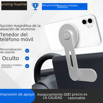 Sleek Tesla MagSafe Laptop and Phone Stand