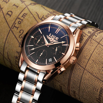 LIGE Men's All-Occasion Quartz Watch