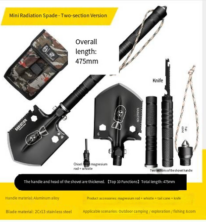 Compact Tactical Adventure Shovel