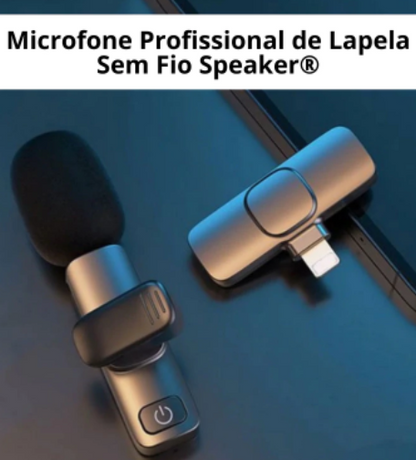 Compact Wireless Lapel Microphone for Multimedia Recording