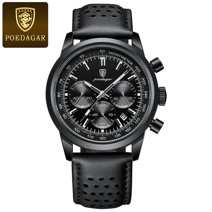 POEDAGAR Men’s Elite Waterproof Timepiece