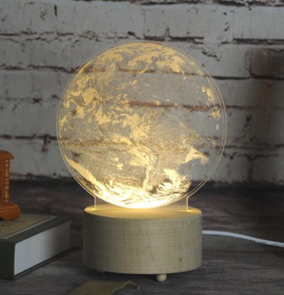 Lunar Glow Bluetooth Speaker Lamp