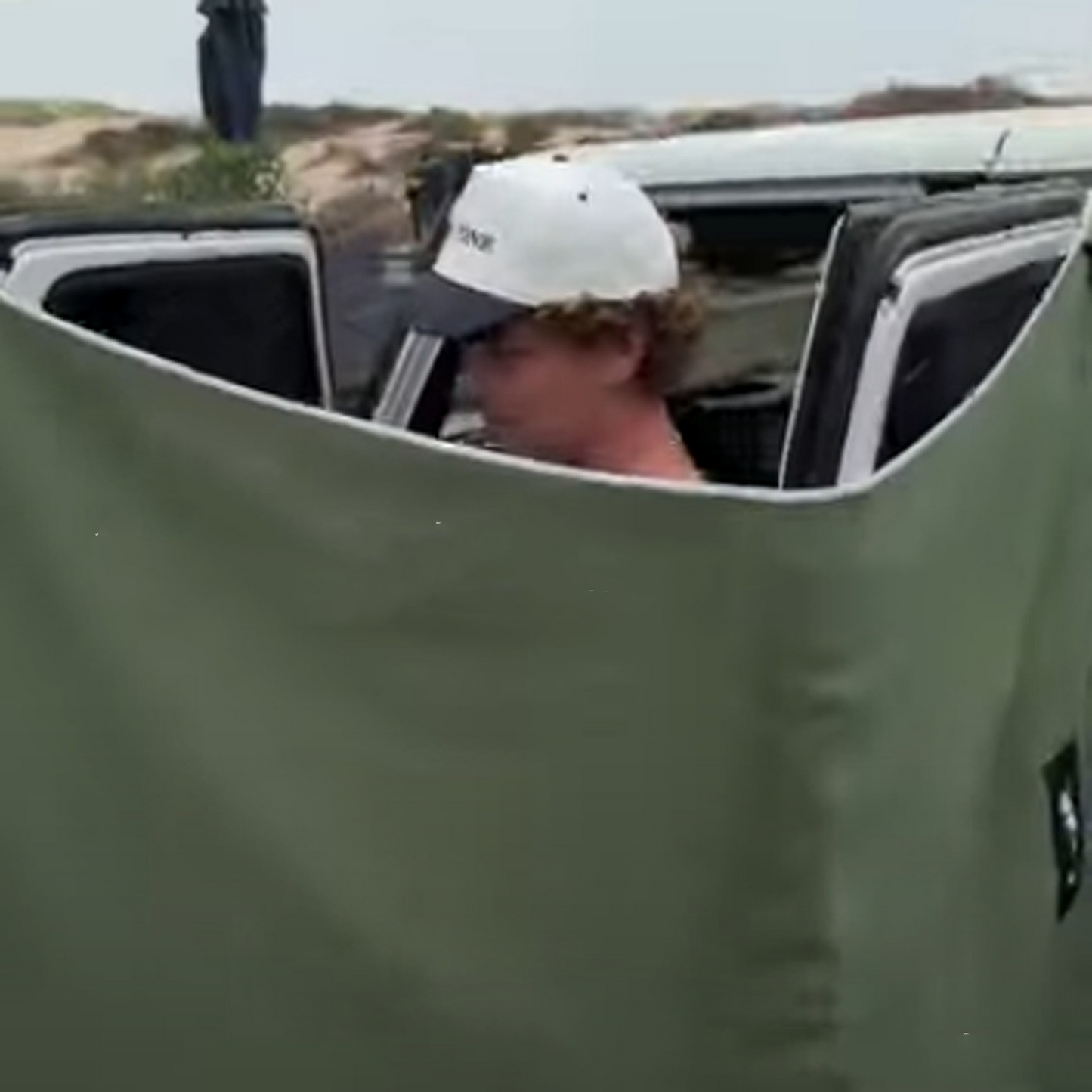 Magnet-Edged Beach Towel