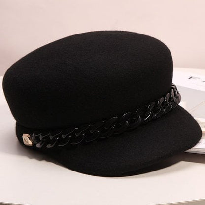 Chic Retro Woolen Cap for Women