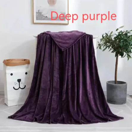 Plush Coral Fleece Blanket