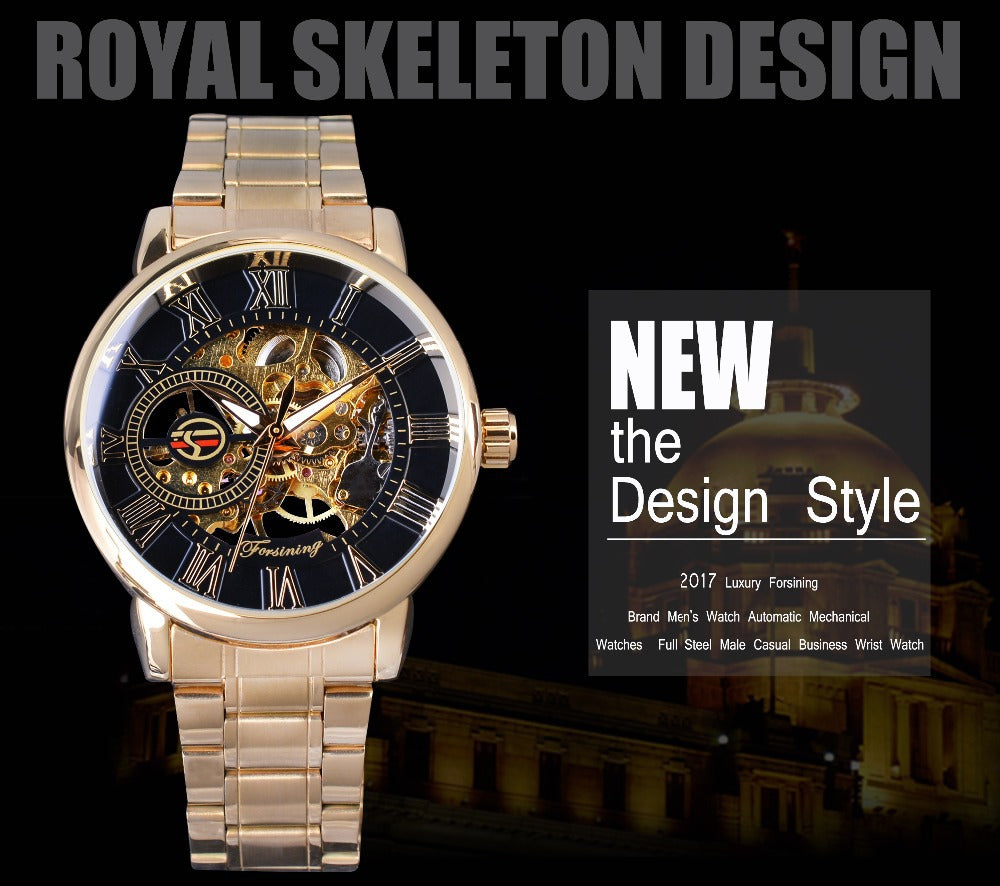 Men's Elegant Mechanical Timepiece