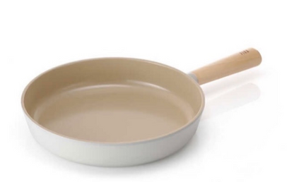 Korean White Ceramic Skillet
