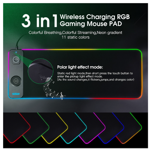 RGB Wireless Charging Gaming Mat