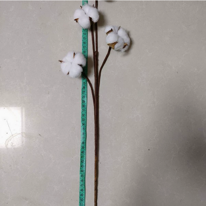 Synthetic Cotton Blossom Stems