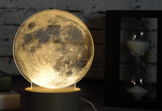 Lunar Glow Bluetooth Speaker Lamp
