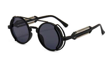 Midnight Vogue Circular Sunglasses