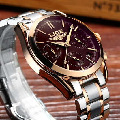 LIGE Men's All-Occasion Quartz Watch