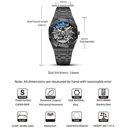 Sophisticated Hollow Mechanical Watch