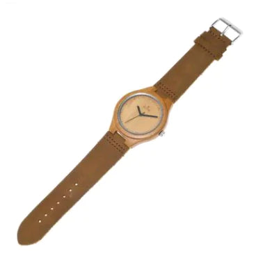 Twin Wood & Leather Timepieces