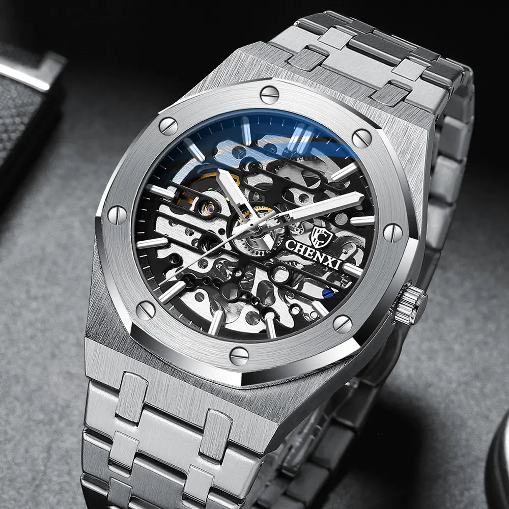 Sophisticated Hollow Mechanical Watch