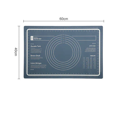GripSure Thick Rolling Pin & Spacious Baking Mat