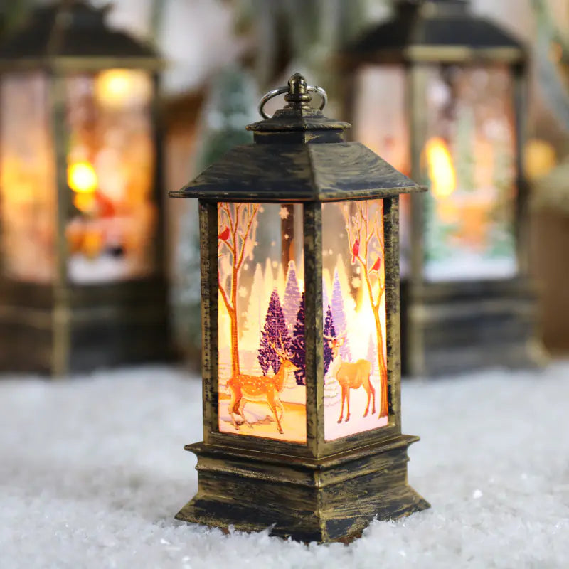 Holiday Glow Vintage Lantern