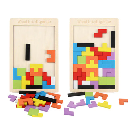 Early Learners' Tetris Puzzle